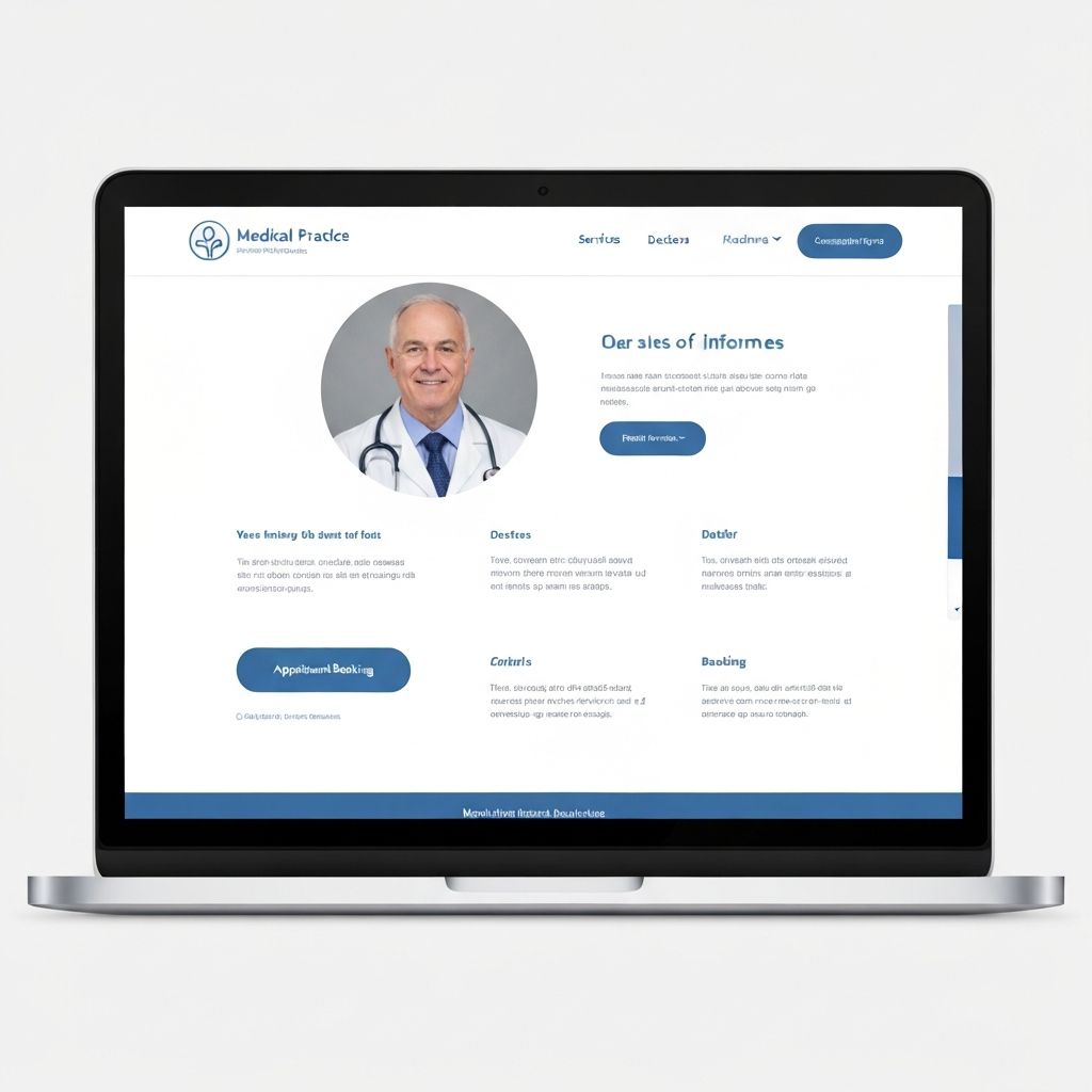 Medical Practice website example